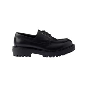 Leather Loafers Schwarz
