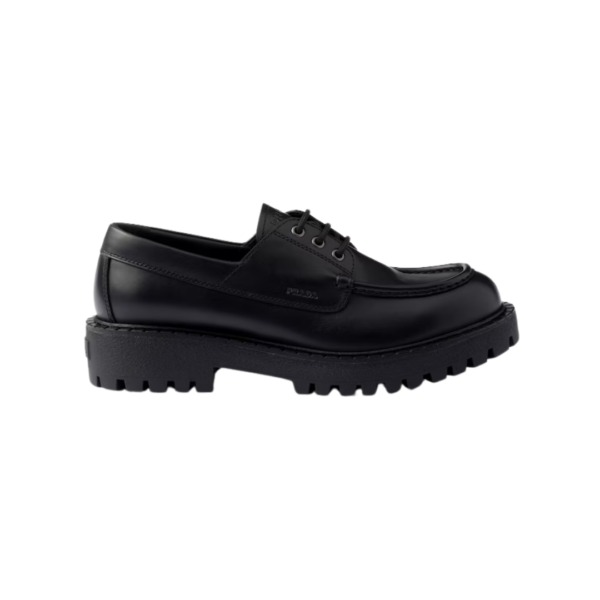 Leather Loafers Schwarz