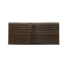 Leather Wallet Militärgrün 11 cm