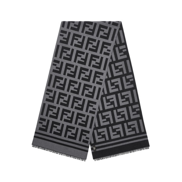 Wool Scarf Schwarz