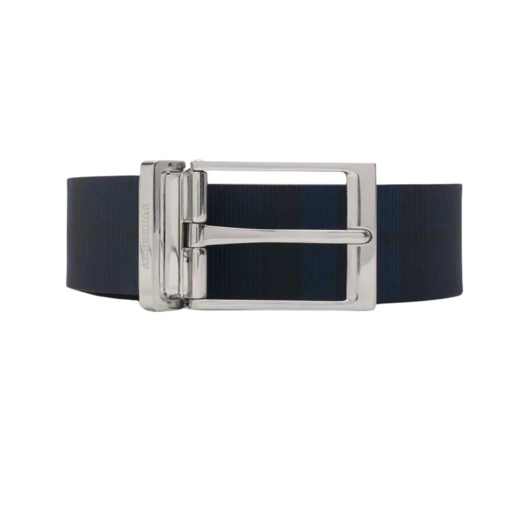 Check Belt Marineblau 3.5 cm