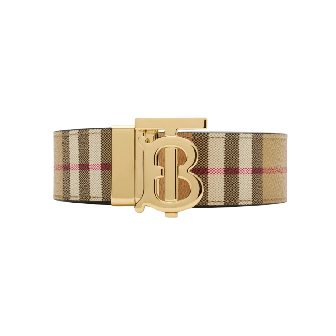 Reversible Beige/Gold 3.5 cm