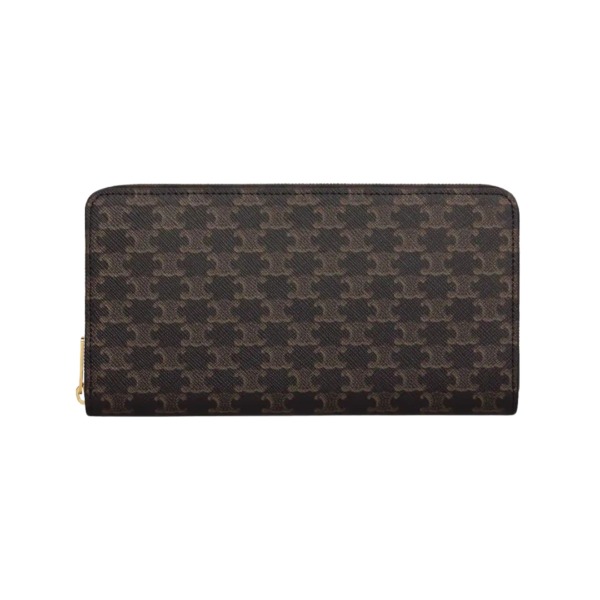 Zipped Triomphe Schwarz 19cm