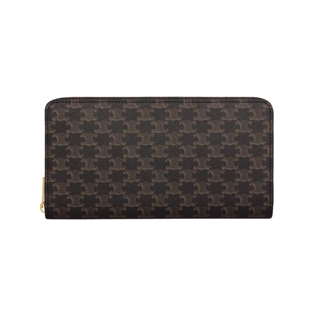 Zipped Triomphe Schwarz 19cm