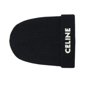 Ribbed Wool Schwarz