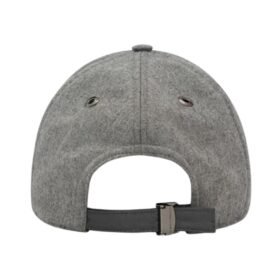 Flannel Baseball Grau