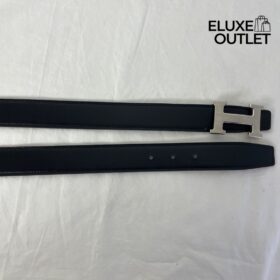 Hermès Schwarz/Braun/Silber 3,8 cm