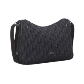 Zipped Hobo Schwarz 34 cm