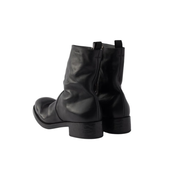 Zipper Boots Schwarz