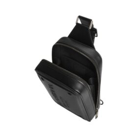 Calfskin Raised Schwarz 15 cm