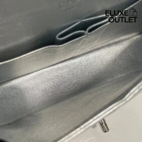 Metallische Klappe Silber 25cm