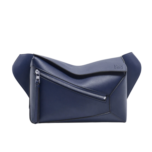Kleine Puzzle Edge Bauchtasche Blau 24 cm