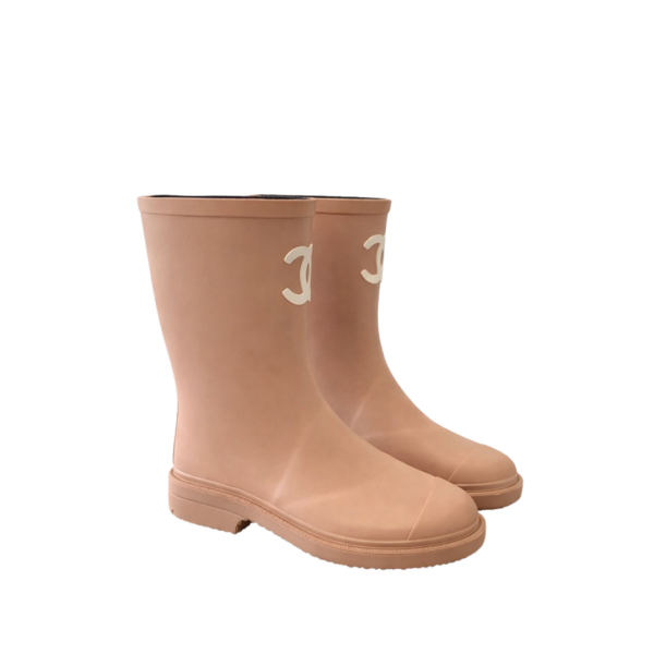Gummistiefel Beige