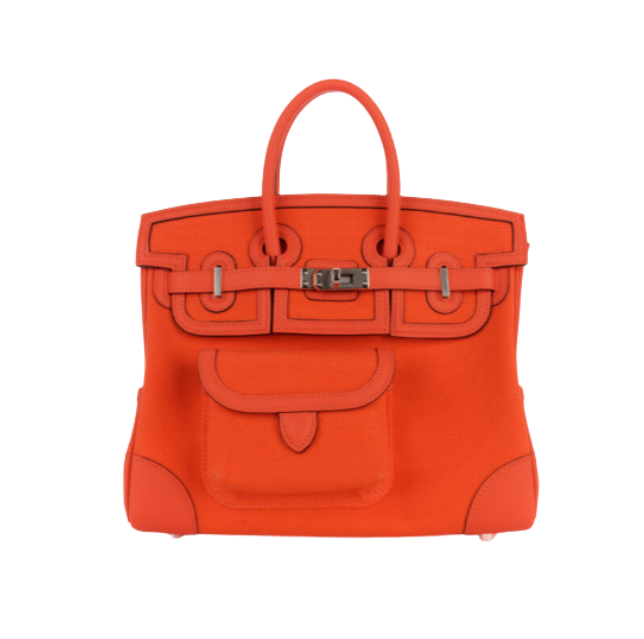 Birkin Cargo Orange in Silber 25