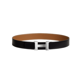 Hermès Schwarz/Braun/Silber 3,8 cm