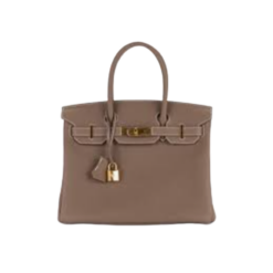 BIRKIN Togo Etoupe 30 rosegold