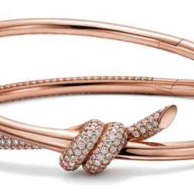 Knoten Double Roségold