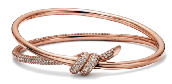 Knoten Double Roségold