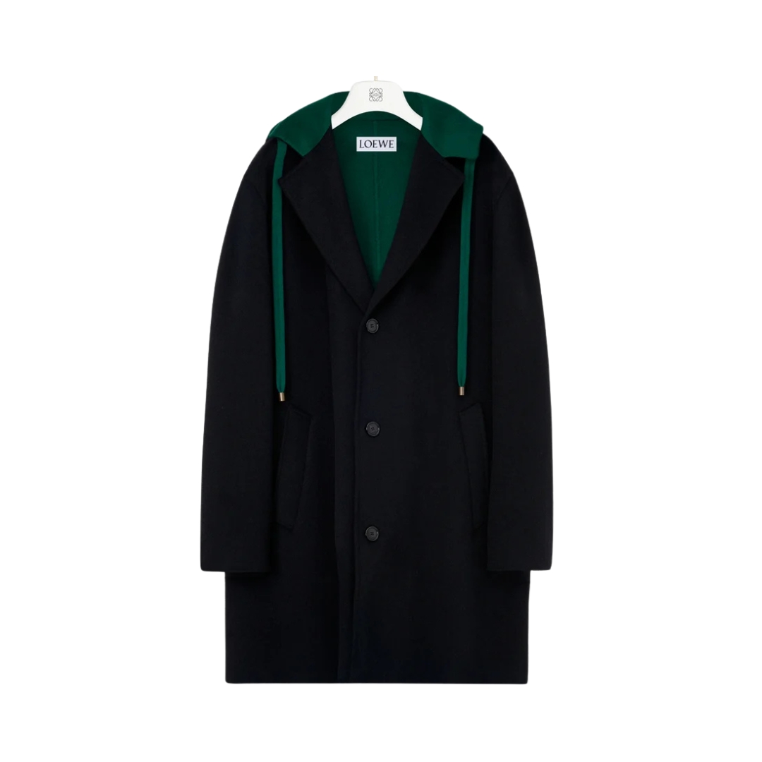 Cashmere Wool Schwarz-Grün