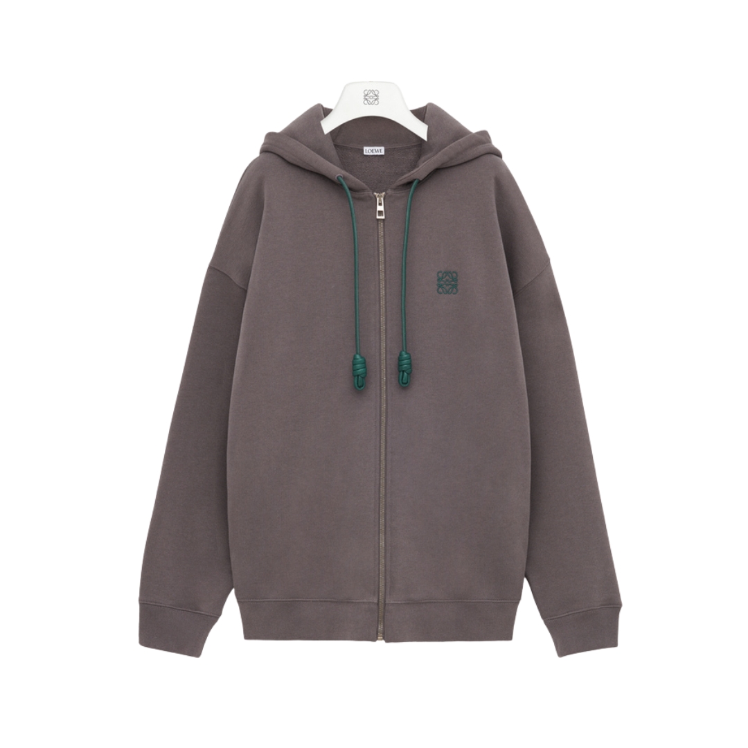 Hoodie Cotton Dunkelgrau