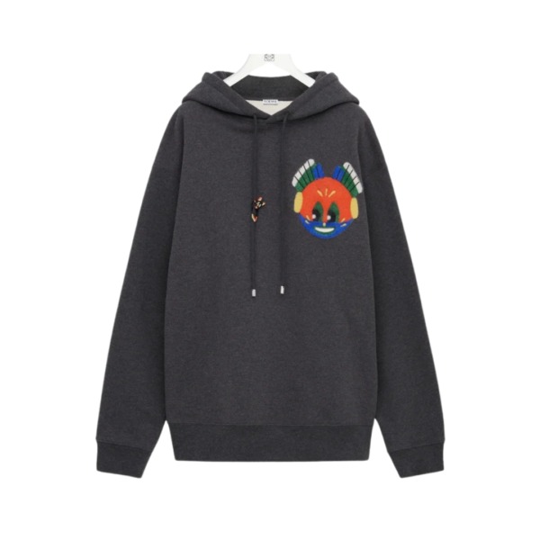 Hoodie Cotton Dunkelgrau