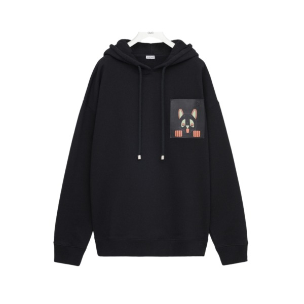 Hoodie Cotton Schwarz