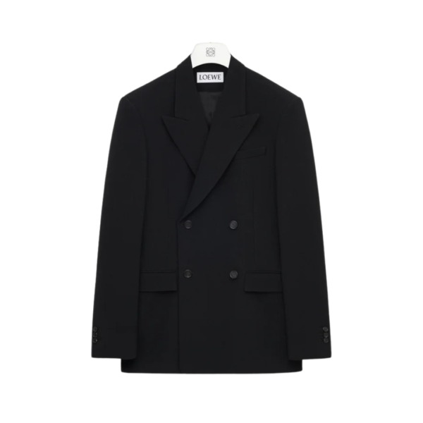 Breasted Wool Schwarz