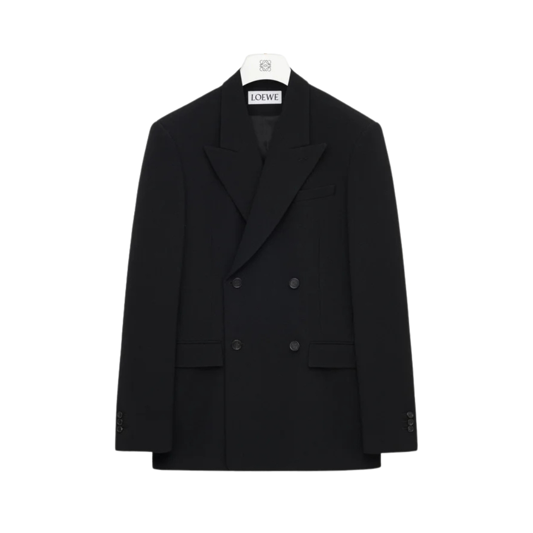 Breasted Wool Schwarz