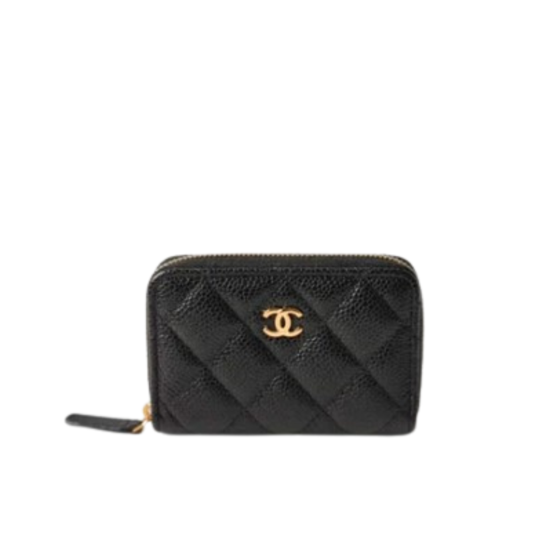 Classic Zipper Schwarz/Gold 11 cm