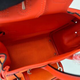 Birkin Cargo Orange in Silber 25