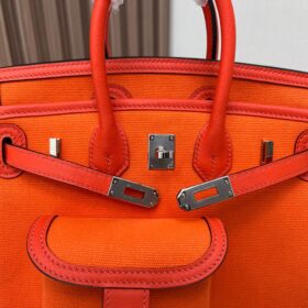 Birkin Cargo Orange in Silber 25