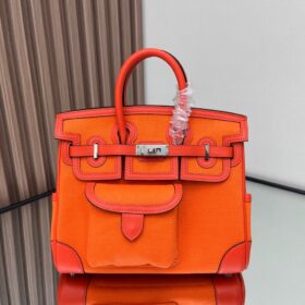 Birkin Cargo Orange in Silber 25