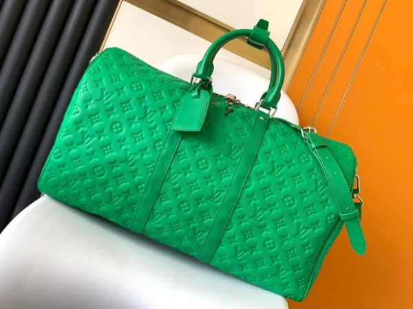 Keepall Taurillon Colormania Grün 50 cm