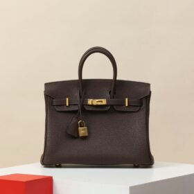 Birkin Togo Braun/gold 25