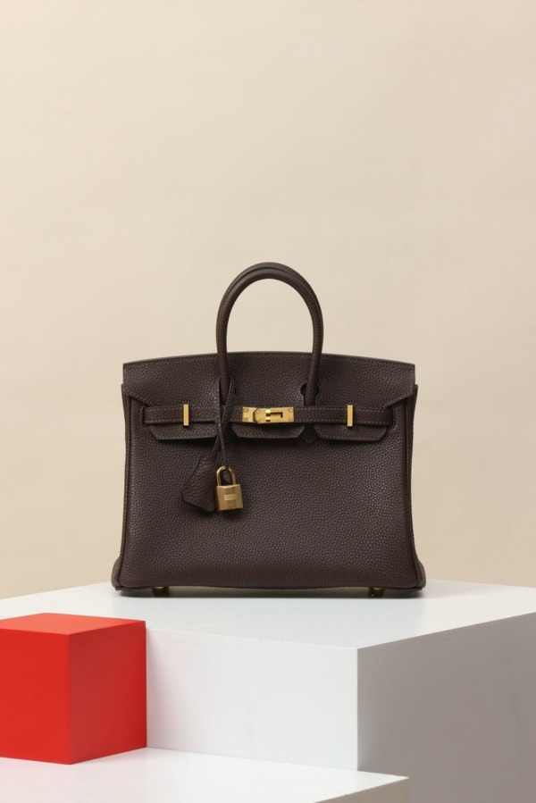 Birkin Togo Braun/gold 25