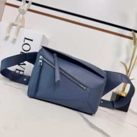 Kleine Puzzle Edge Bauchtasche Blau 24 cm