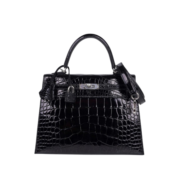 Kelly Alligator Schwarz/Silber 25cm