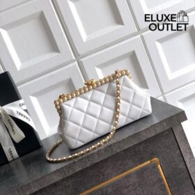 Clutch Pearly Hellbeige 20 cm