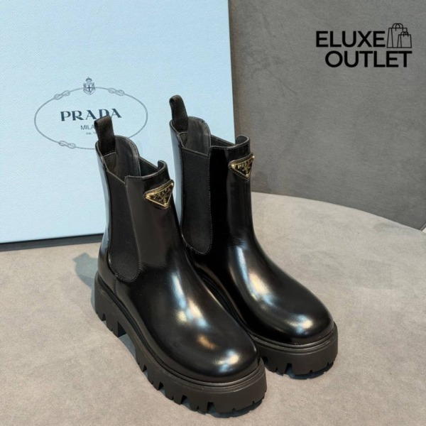 Stiefeletten aus gebürstetem Leder
