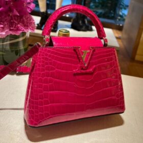 Crocodile Rot Capucines BB 27cm