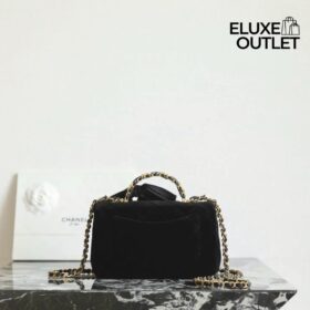 Mini Flap Bag mit Schleife 13cm