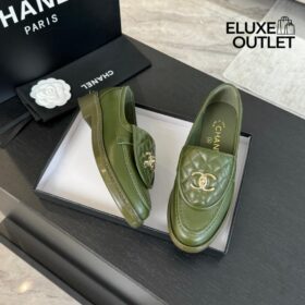 Khakigrün Loafer