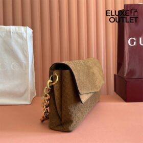 Große Schultertasche mit Kette 36cm