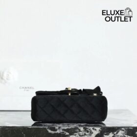 Mini Flap Bag mit Schleife 13cm