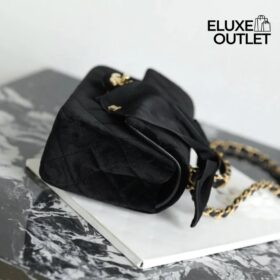 Mini Flap Bag mit Schleife 13cm