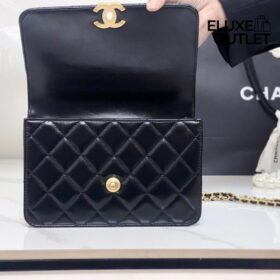 Small Flap Schwarz/Gold 22 cm