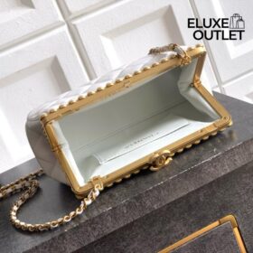 Clutch Pearly Hellbeige 20 cm