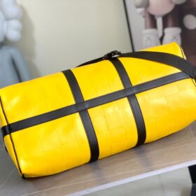 Keepall 50 Damier Scuba Yellow