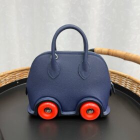 Bleu Saphir Epsom Bolide auf Rädern 19 cm