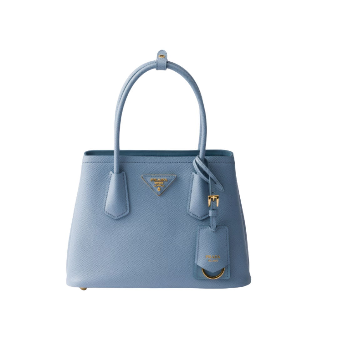 Double Saffiano Astralblau 25 cm